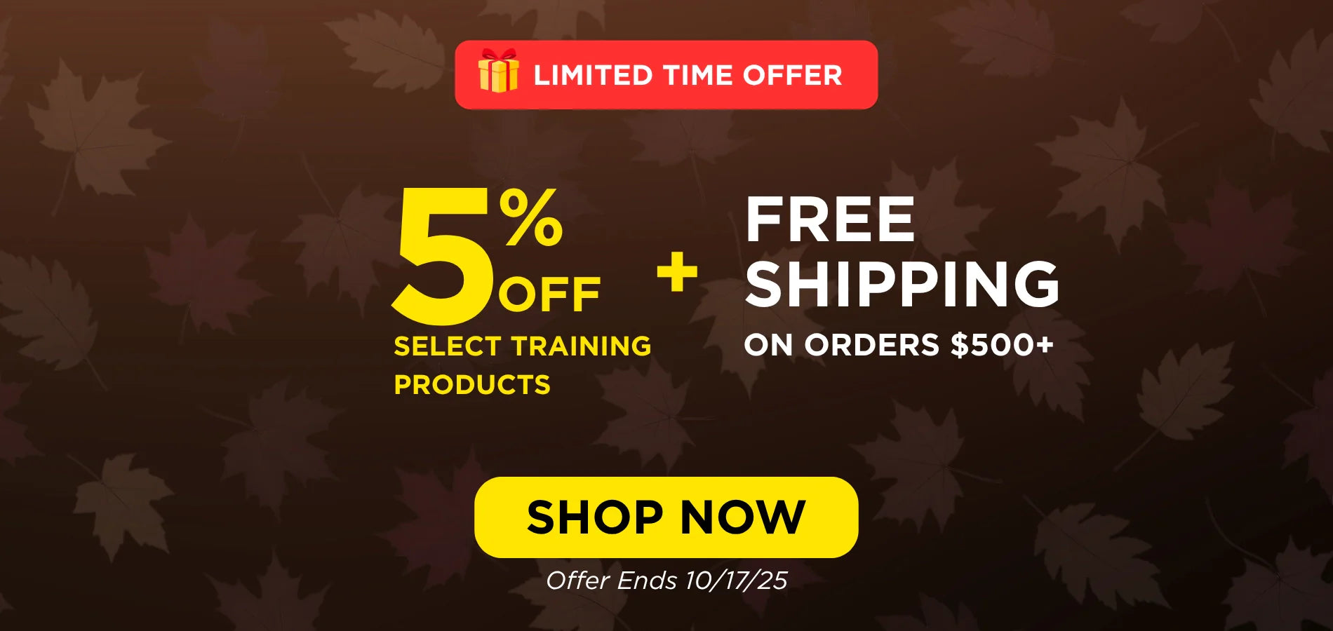 OCTOBER SALE